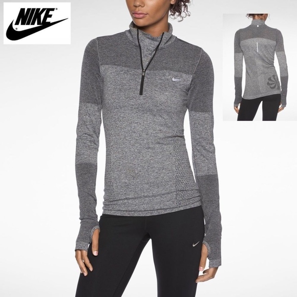 nike long sleeve half zip top